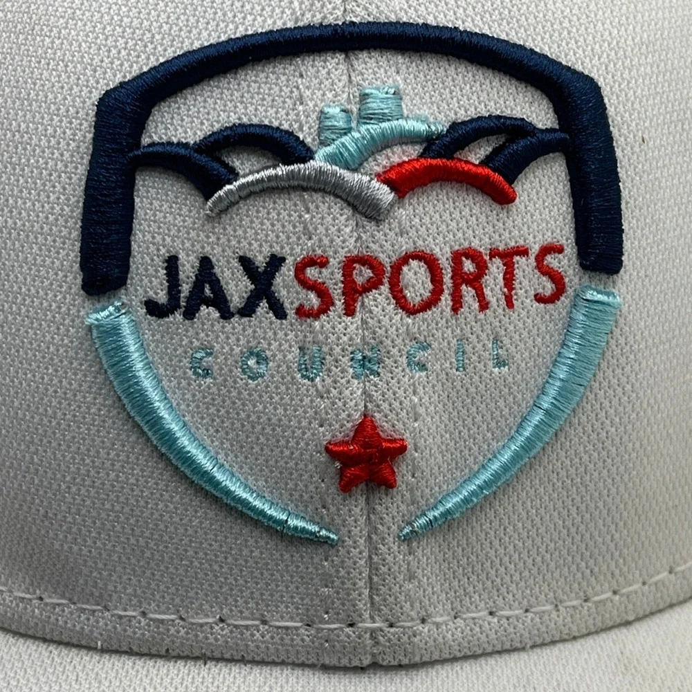 Dome Hats Jax Sports Council Jacksonville Florida Baseball‎ Cap White S/M